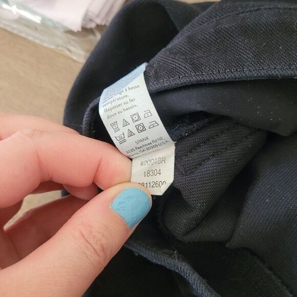 Spanx Skinny Jeggings in Black Size Extra Large - Picture 3 of 7